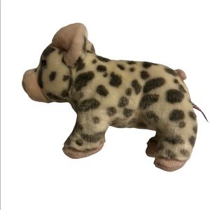 Douglas pig plush stuffed animal with grey spots - Pauline the Spotted Pig